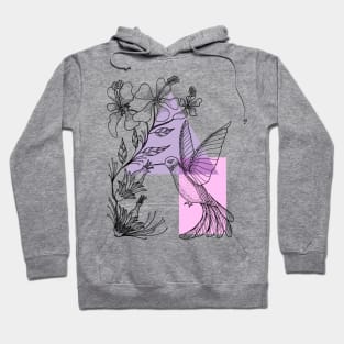 Hummingbird Hand Drawn Hoodie